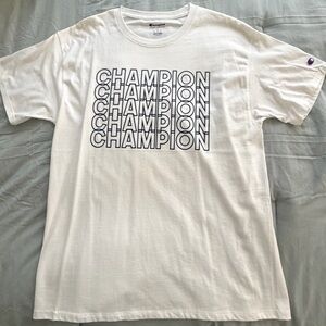 Champion White Graphic Men's Tee
